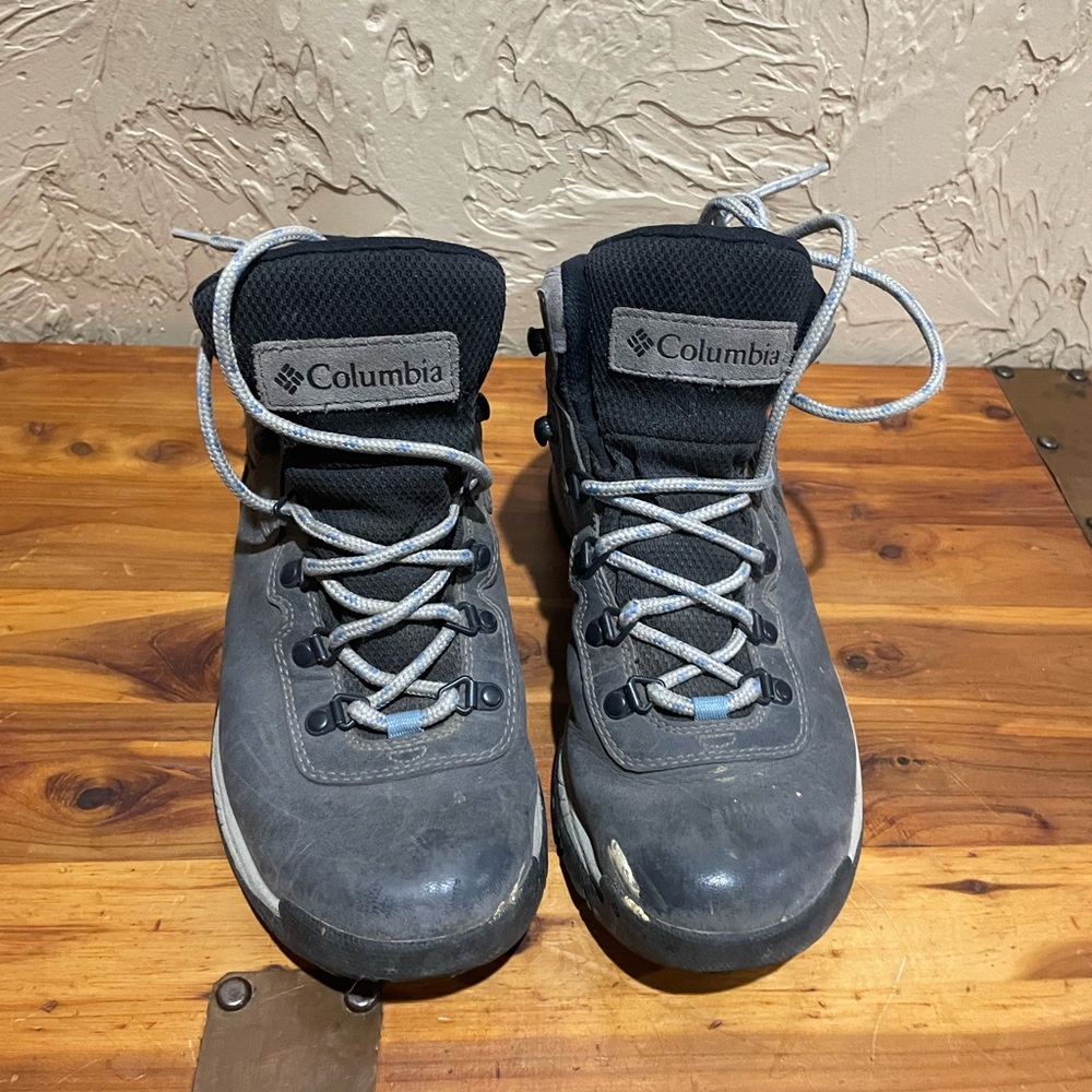 Columbia Gray Hiking Boots - waterproof and barely used, women’s size 8.5